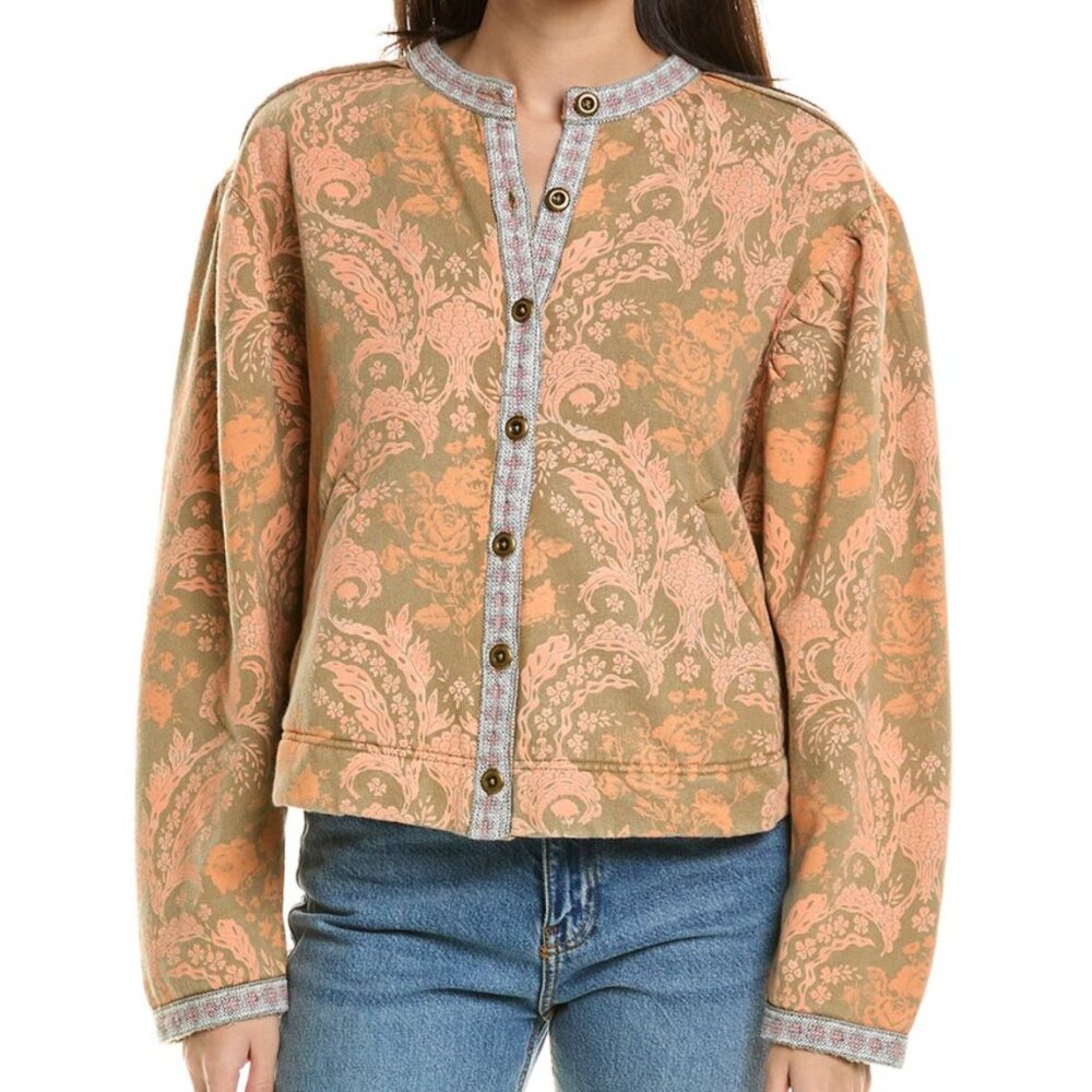 Free People Women's Drifter Sweatshirt Earth Combo Small